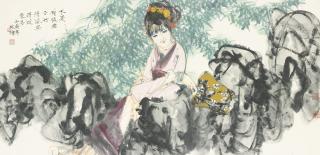 Lin Yong - Lady Under Bamboo