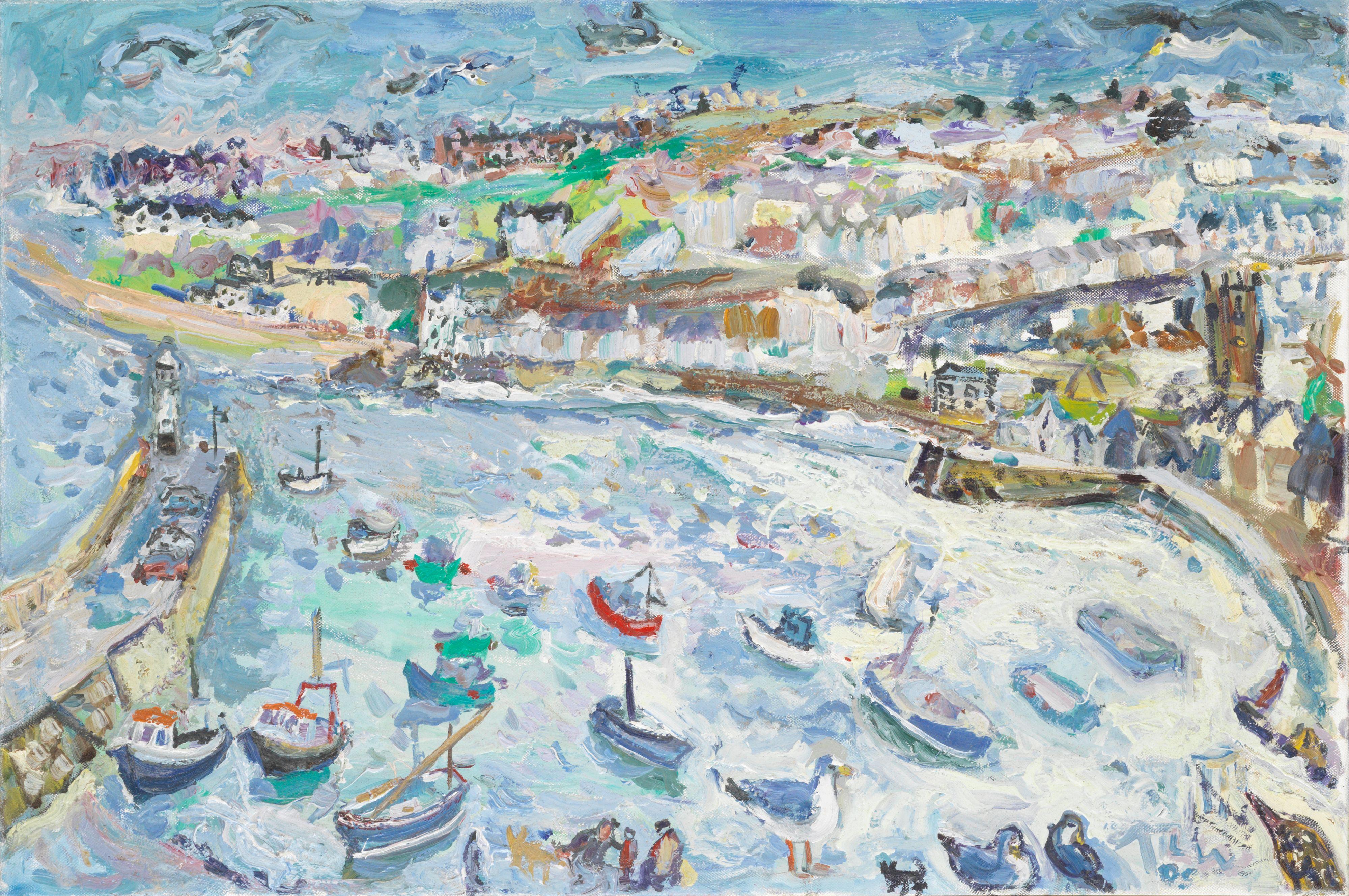 Linda Weir - Boats in St Ives Harbour
