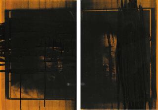 Lindy Lee - From An Undeciphered World Ii (Diptych)