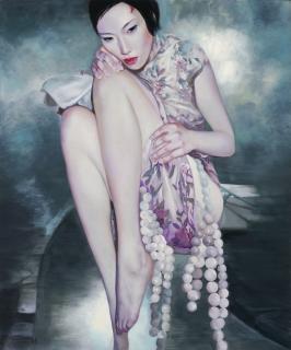 Ling Jian - Lady Wearing a Qi-pao
