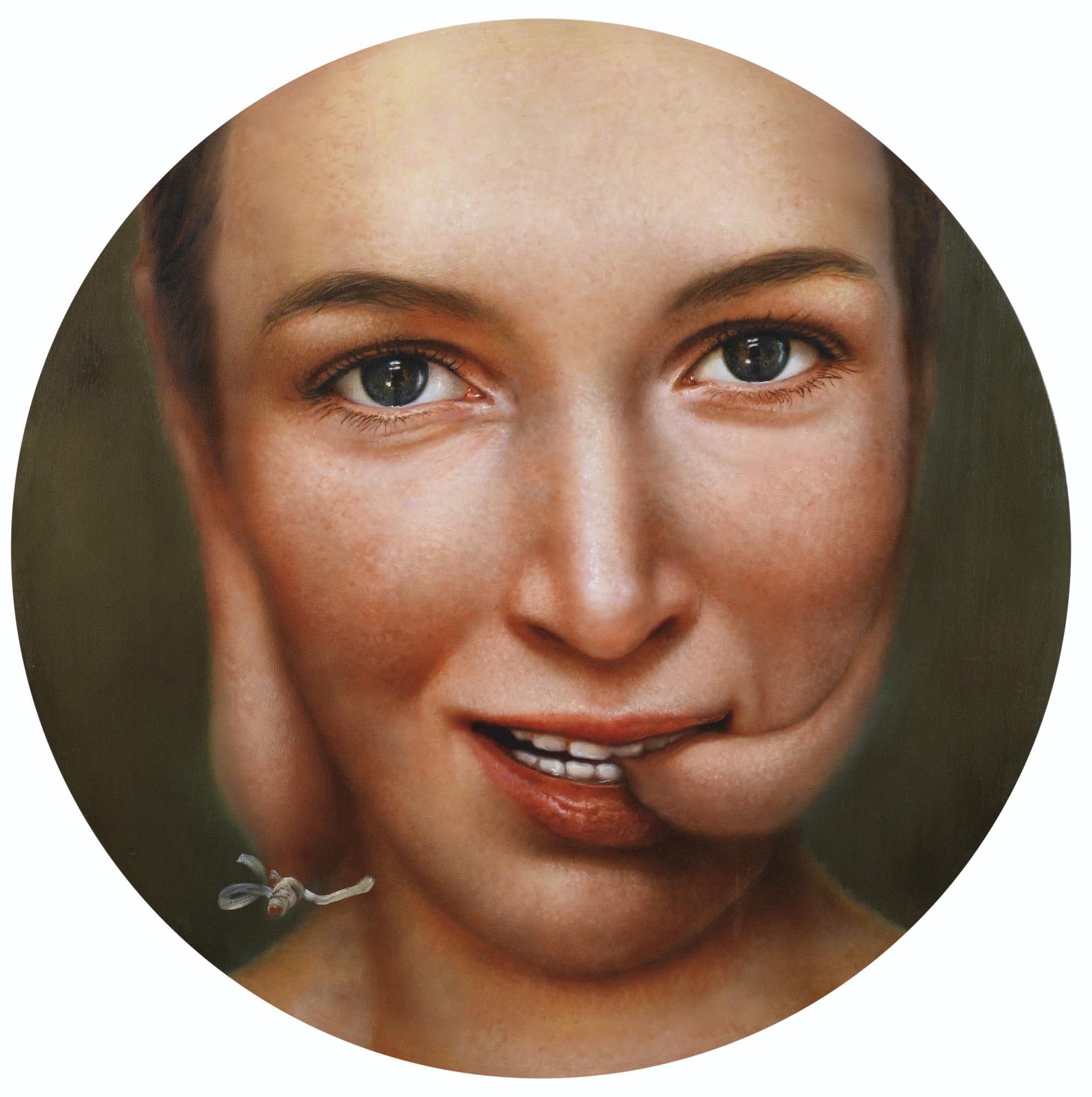 Ling Jian - Mei-Meisigned And Dated 2002 On The Back; Oil And Acrylic On Canvas.