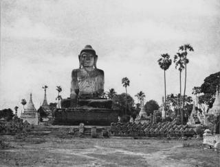 Linnaeus Tripe - Buddha and Palms, Burma, 1855