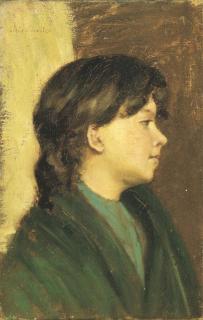 Lino Selvatico - Giovinetta Di Profilo