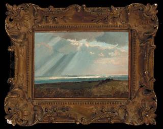 Lionel Bicknell Constable - Waves breaking on a sunlit coast