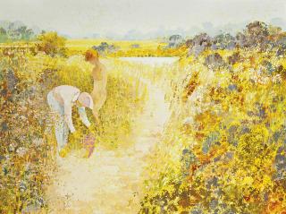 Lionel Bulmer - Bathers at Benacre