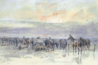 Lionel Dalhousie Robertson Edwards, R.I., R.C.A. - Memory of 1914-1918, \