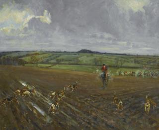 Lionel Dalhousie Robertson Edwards R.I., R.C.A. - On The Scent