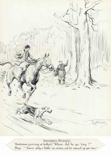 Lionel Dalhousie Robertson Edwards, R.I., R.C.A. - Squirrel Nutkin