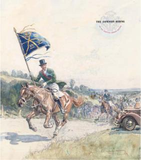 Lionel Dalhousie Robertson Edwards, R.I., R.C.A. - The Common Riding, An Old Scottish Border Custom
