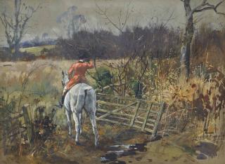 Lionel Dalhousie Robertson Edwards, R.I., R.C.A. - View Halloa