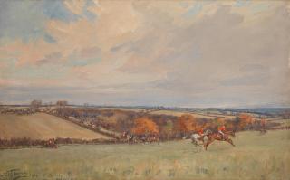 Lionel Dalhousie Robertson Edwards, RI, RCA - The Pytchley, Naseby Cover