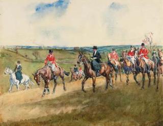 Lionel Edwards - Oceans of rolling grass