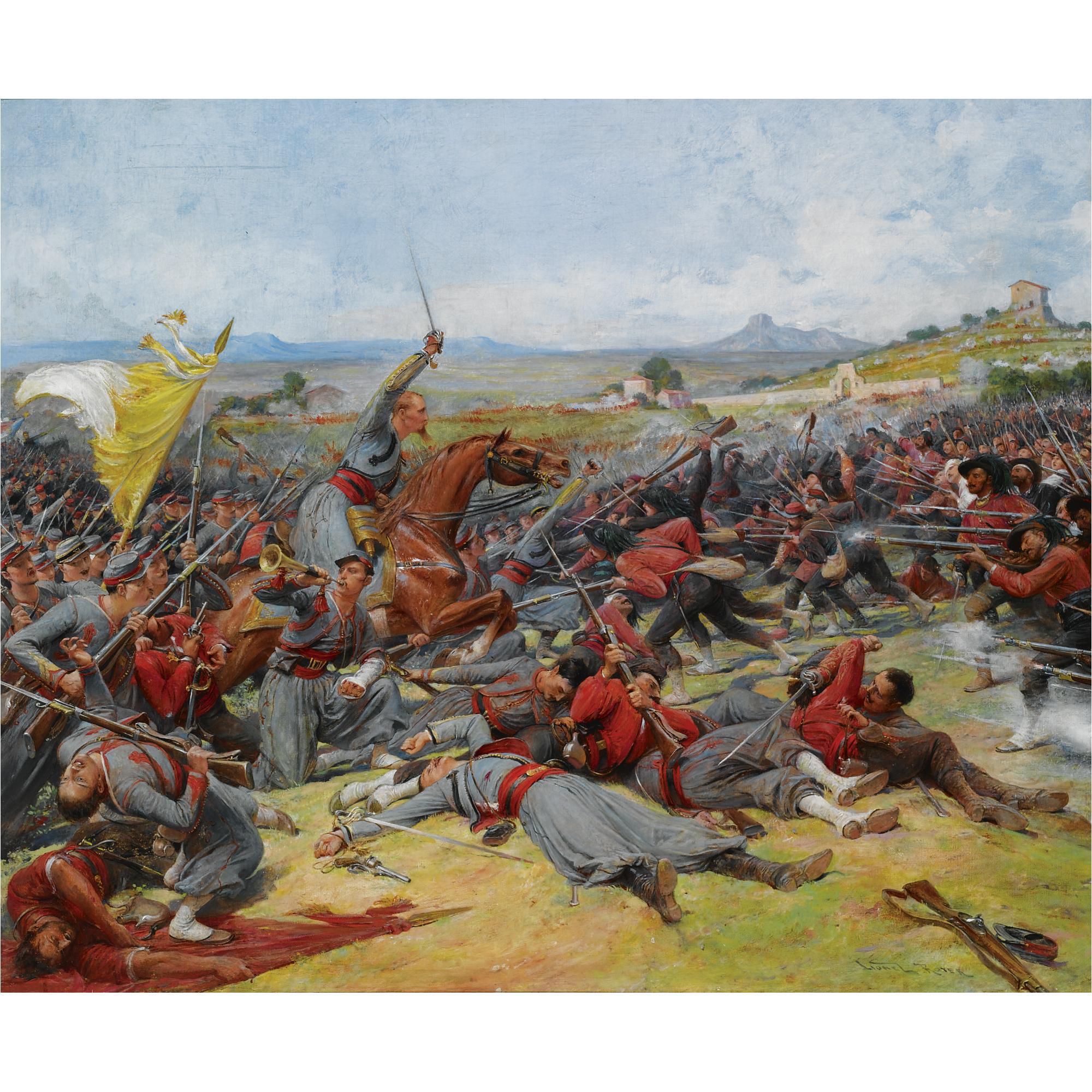 Lionel Noël Royer - The Battle Near Mentana