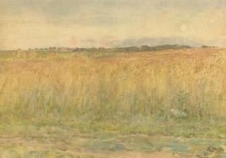 Lionel Percy Smythe, R.A., R.W.S - Cornfield