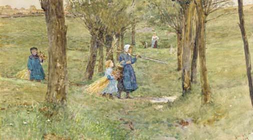 Lionel Percy Smythe, R.A., R.W.S. - Gleaners