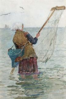 Lionel Percy Smythe, R.A., R.W.S. - Shrimping