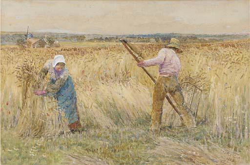 Lionel Percy Smythe, R.A., R.W.S. - The harvesters