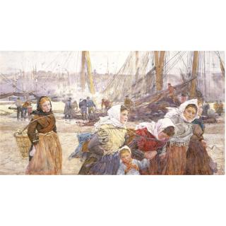 Lionel Percy Smythe - Boulogne Fisher-Folk, An Impression