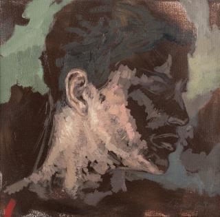 Lionel Smit - Portrait of a man in profile