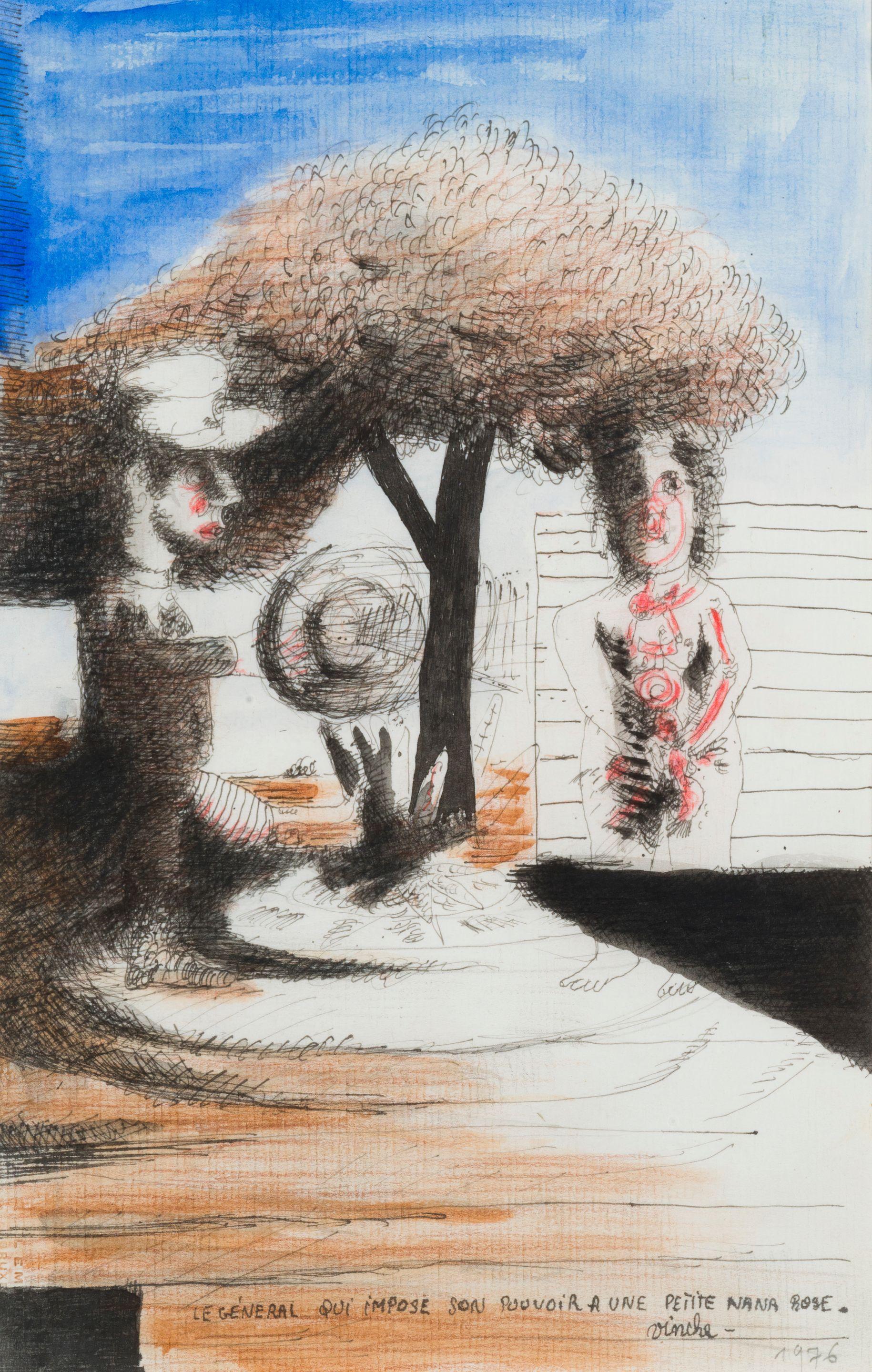 Lionel Vinche - Le général qui impose son pouvoir a une petite nana rose