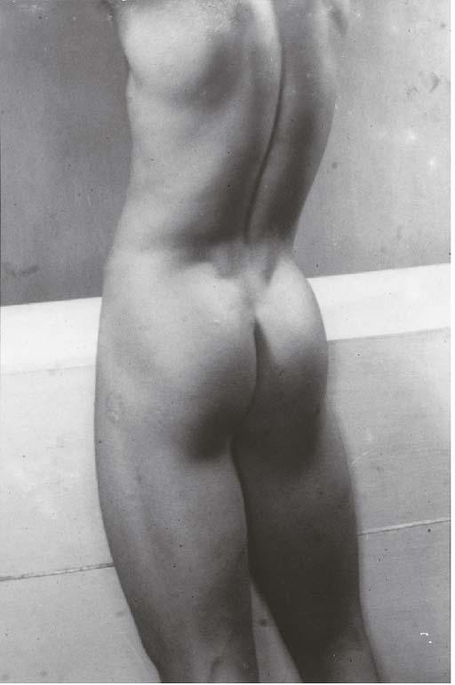 Lionel Wendt - Standing male nude