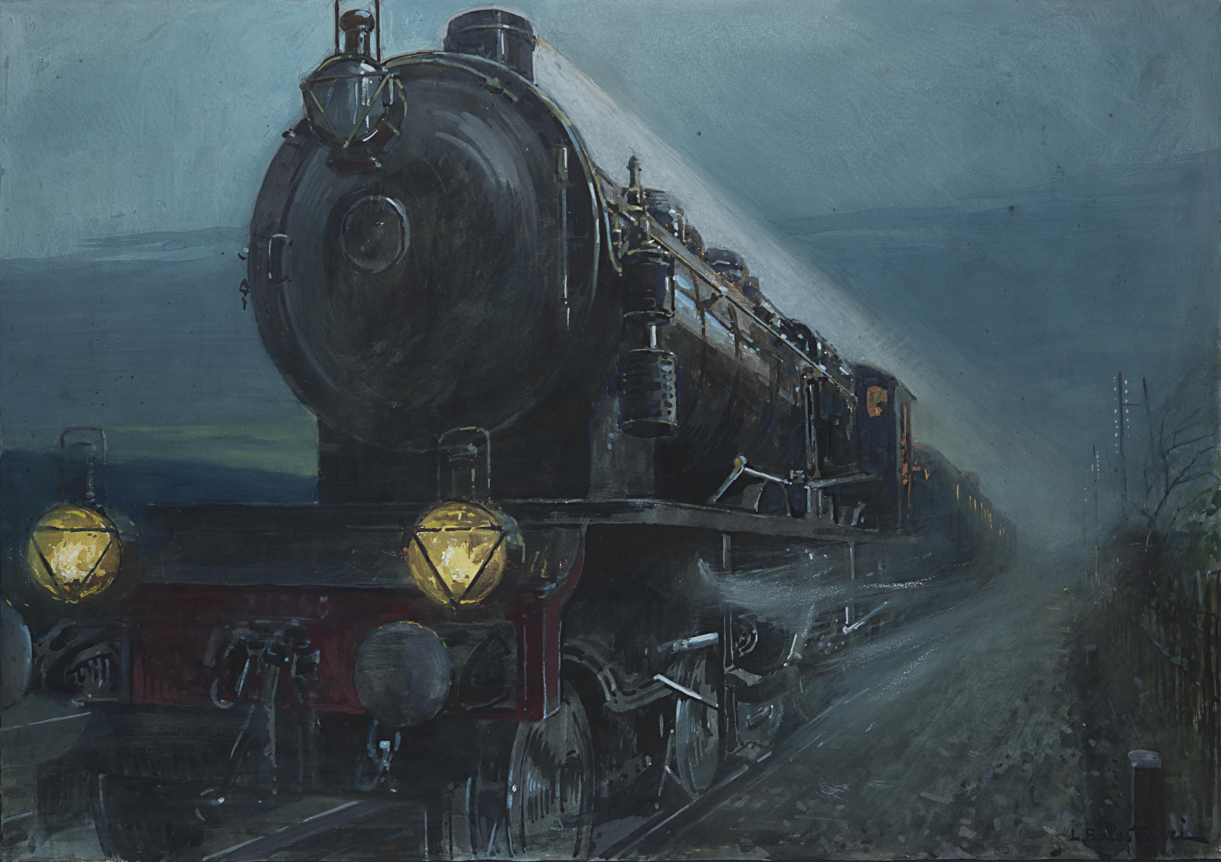 Lionello Balestrieri - La locomotiva