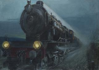 Lionello Balestrieri - La locomotiva