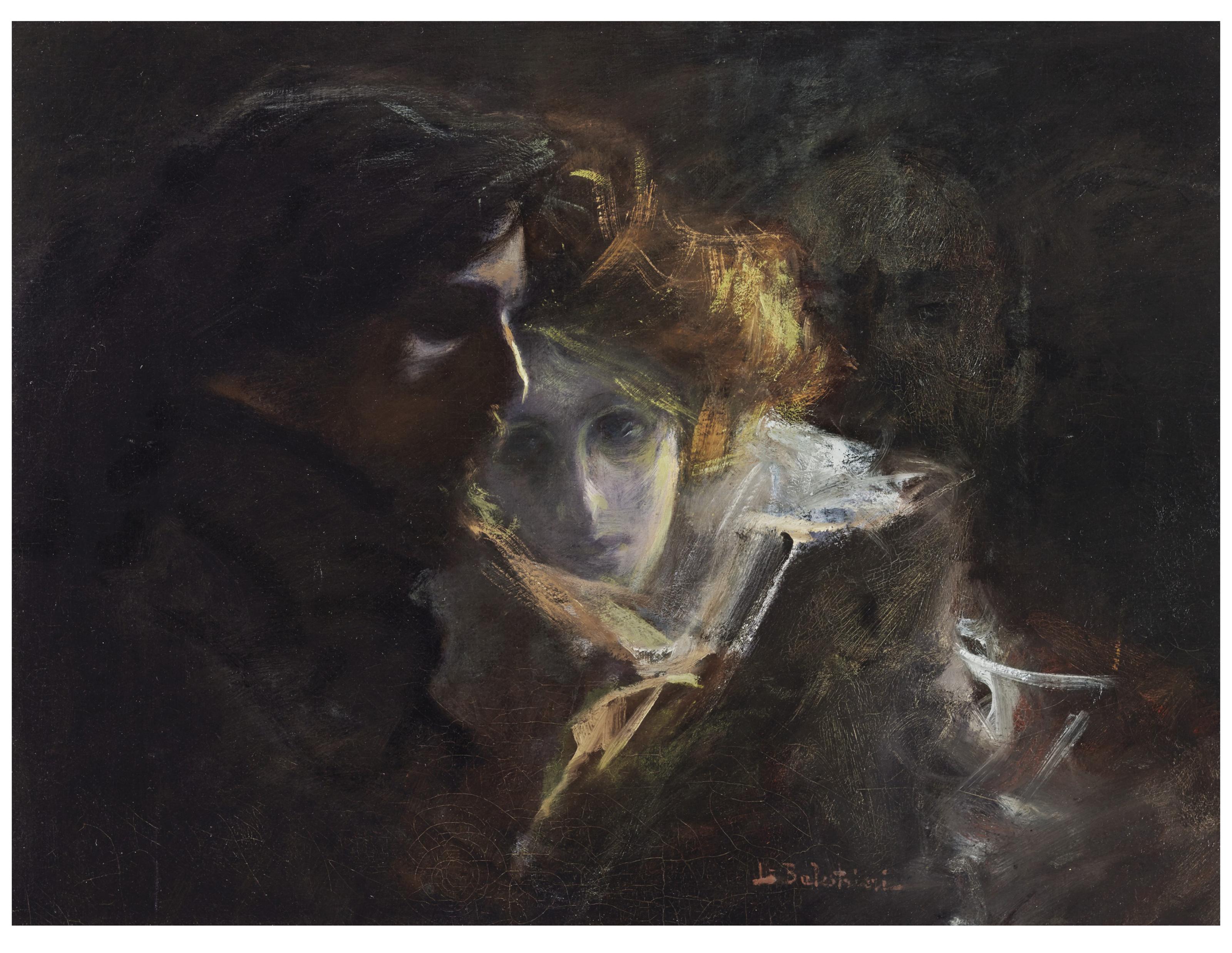 Lionello Balestrieri - Study for \'Beethoven (Kreutzer Sonata)\'