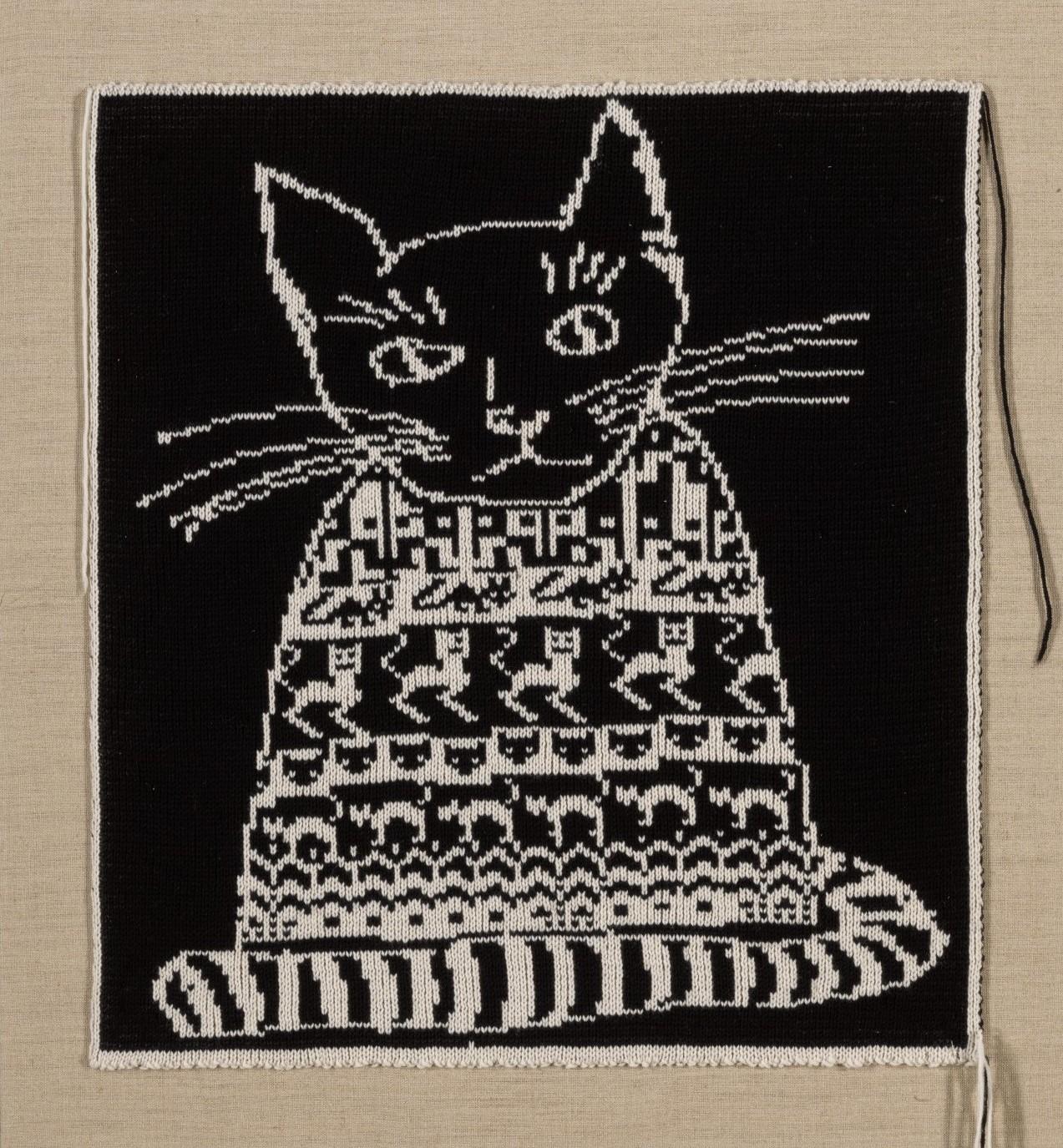 Lisa Anne Auerbach - cat in a sweater (black)