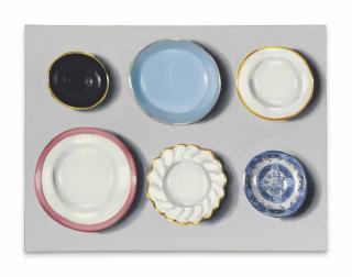 Lisa Milroy - Untitled (Plates)