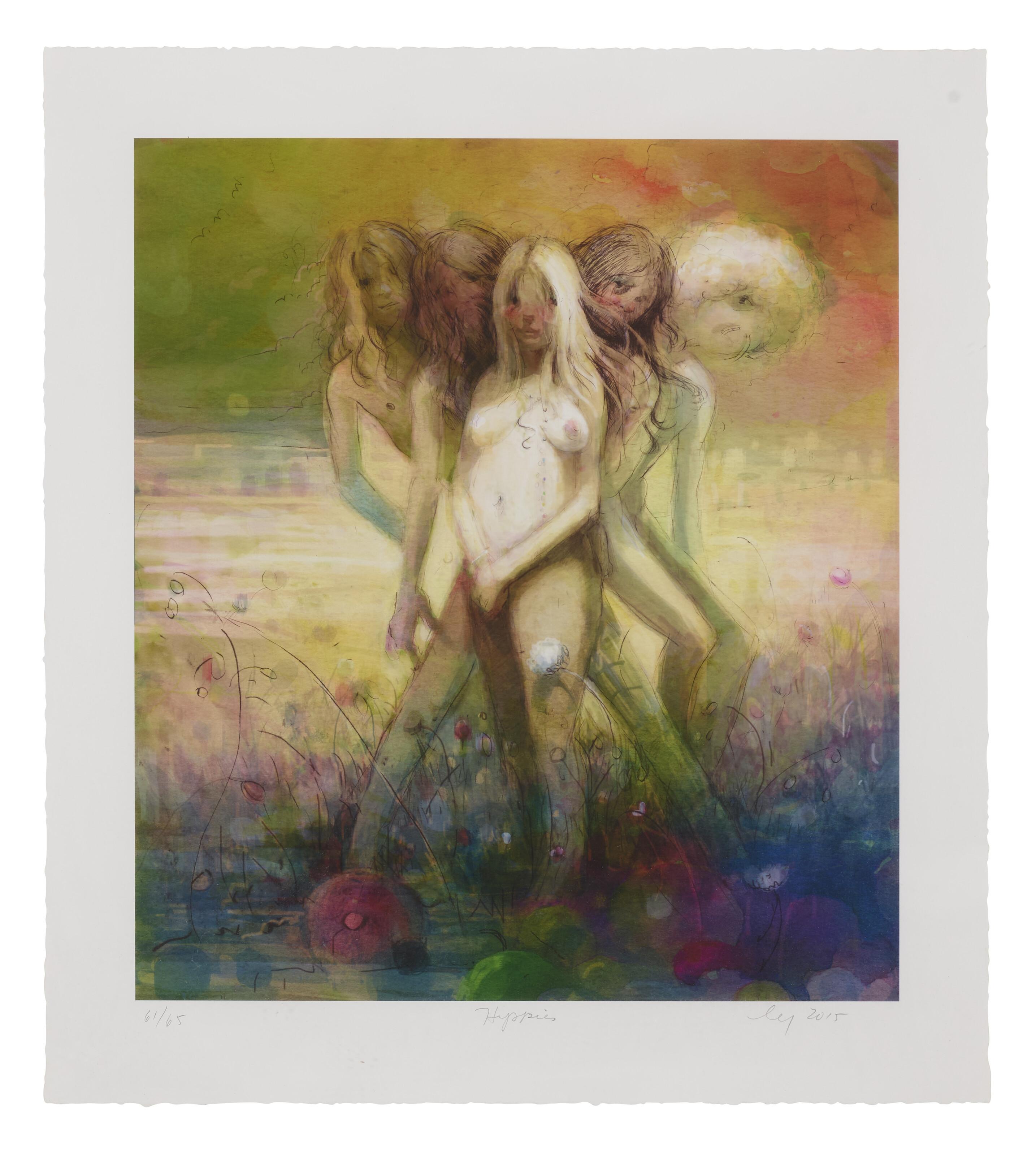 Lisa Yuskavage - Hippies