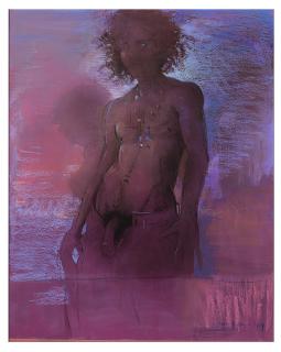 Lisa Yuskavage - Mardi Gras Dude