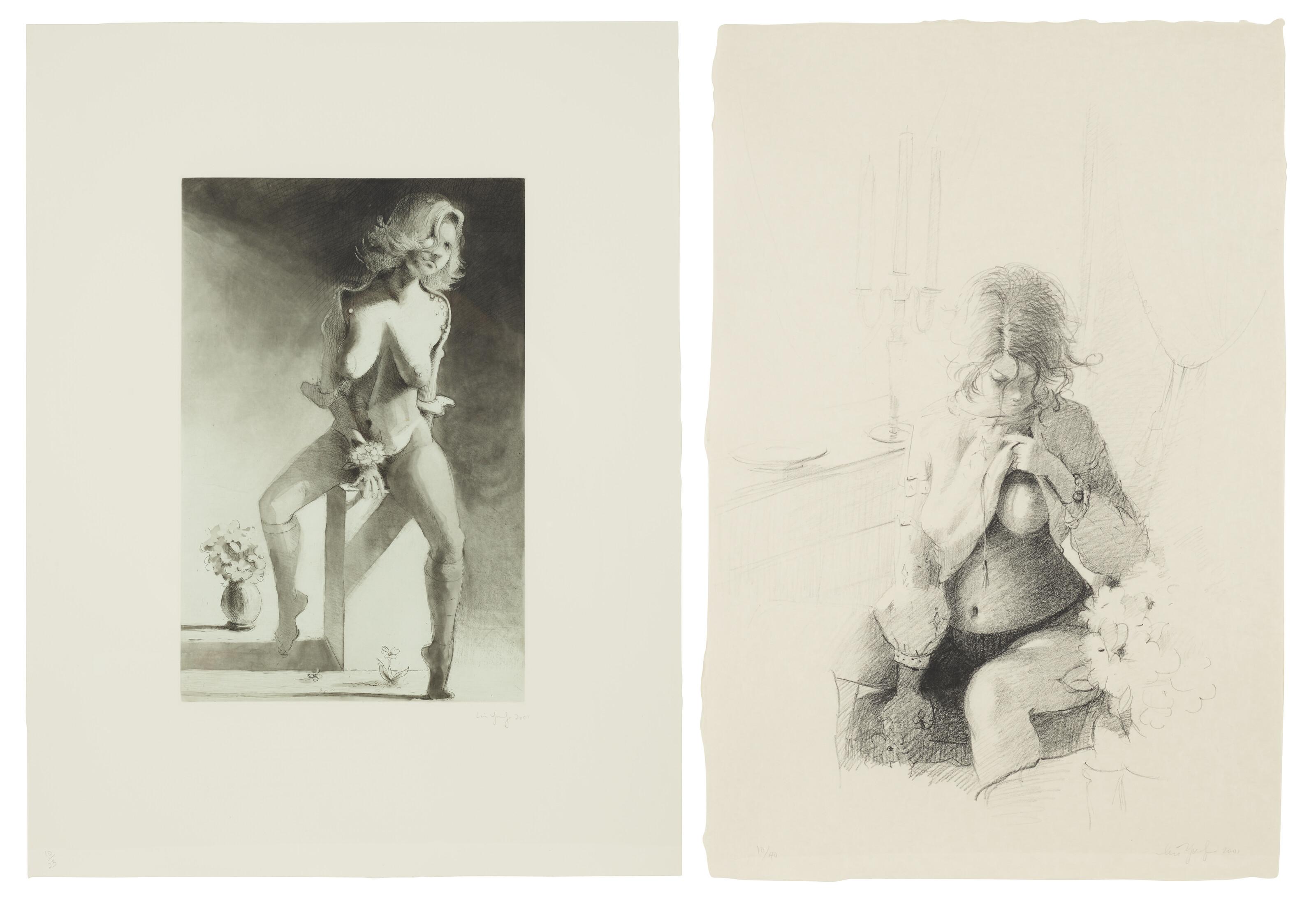 Lisa Yuskavage - Two Prints by the Artist