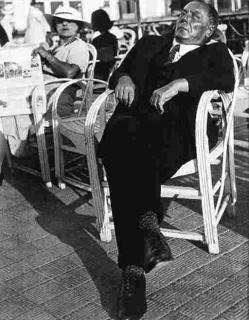 Lisette Model - Gambler Type, Riviera (1938)