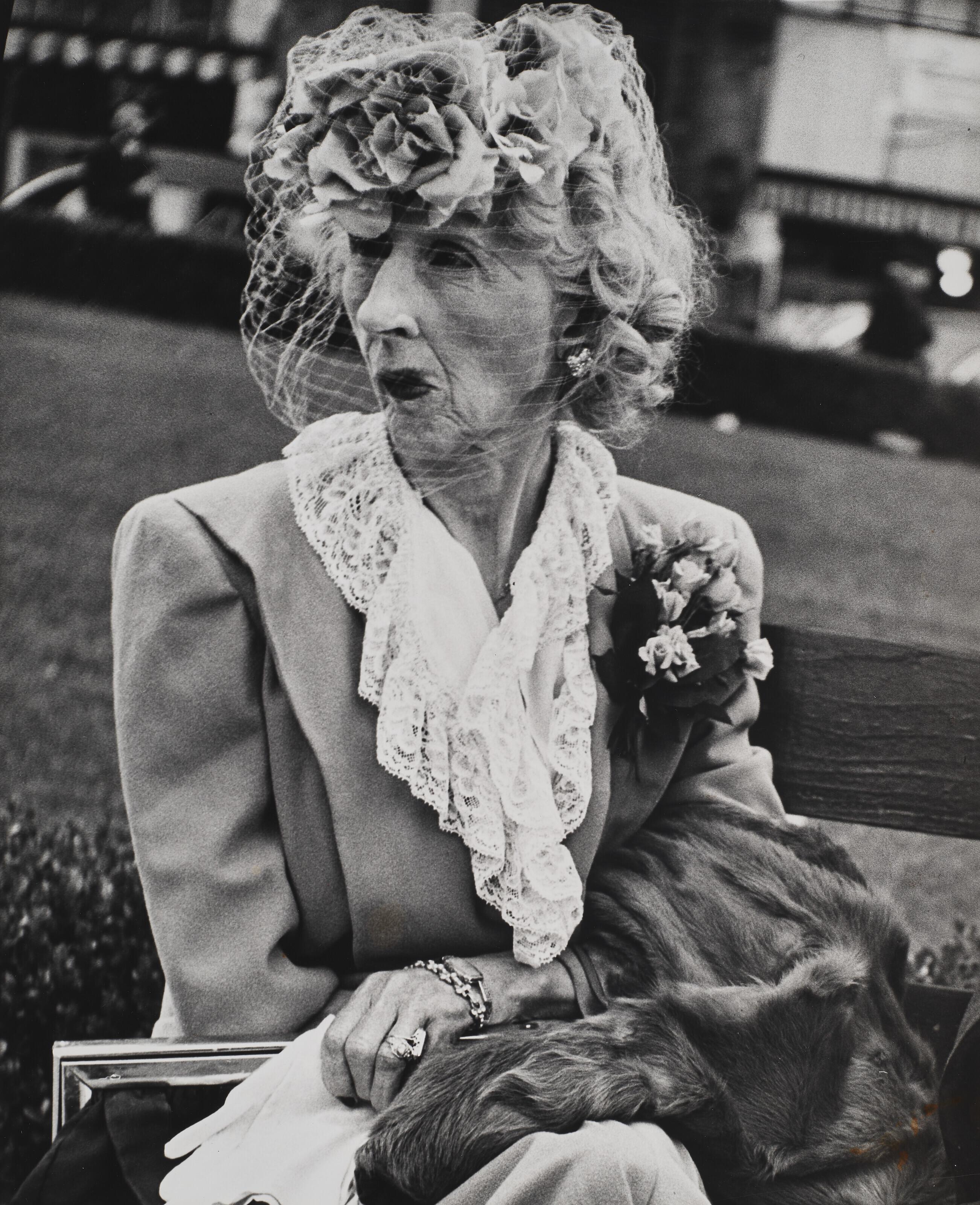 Lisette Model - Woman with a Veil, San Francisco, 1949