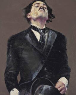 Lita Cabellut - Charlie Chaplin