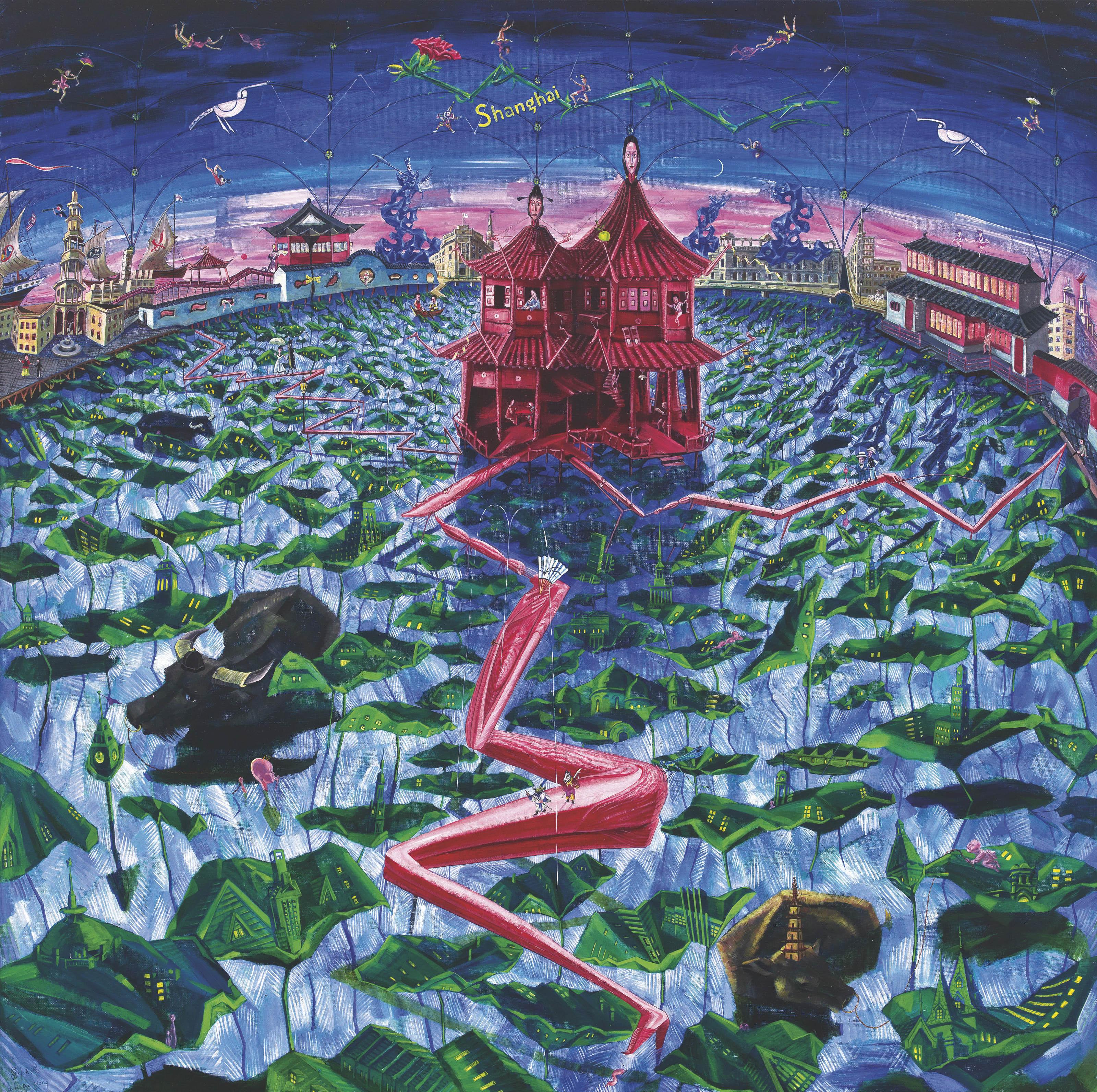 Liu Dahong - Shanghai: City God Temple