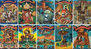 Liu Dahong - Ten 1990 Autographs （Set Of 10 Pieces）(Painted In 1990)