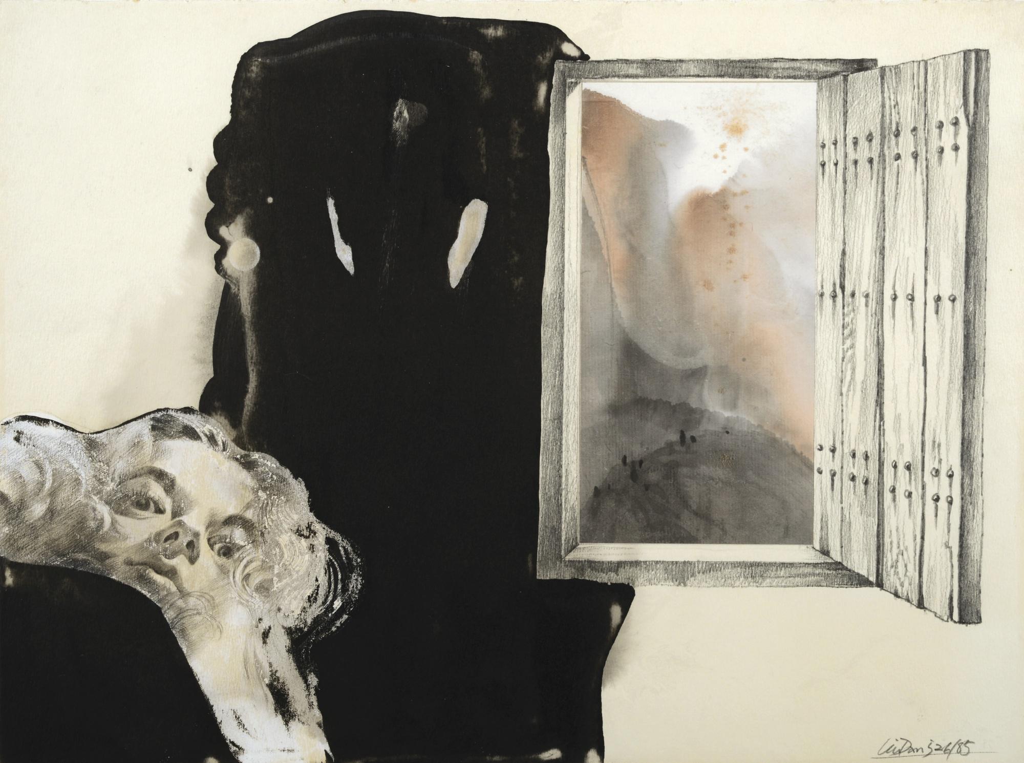 Liu Dan - Book Collage Series: Window