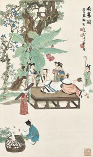 Liu Danzhai - Exchanging Geese