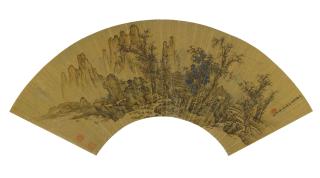 Liu Du - Conversation In A Pavilion By The Stream