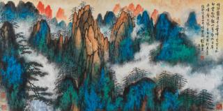 Liu Haisu - Mount Huang In Splashed Colours