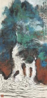 Liu Haisu - Spring Rain in Mount Huang