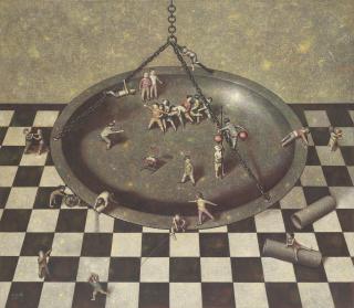 Liu Hong Wei - Checker Series- Eagles and Chicks