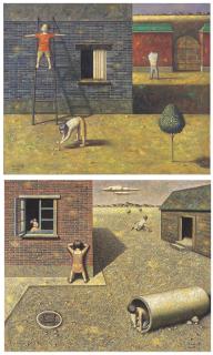 Liu Hong Wei - Floating Clouds & Boat