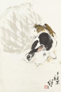Liu Jiyou - Two Rabbits