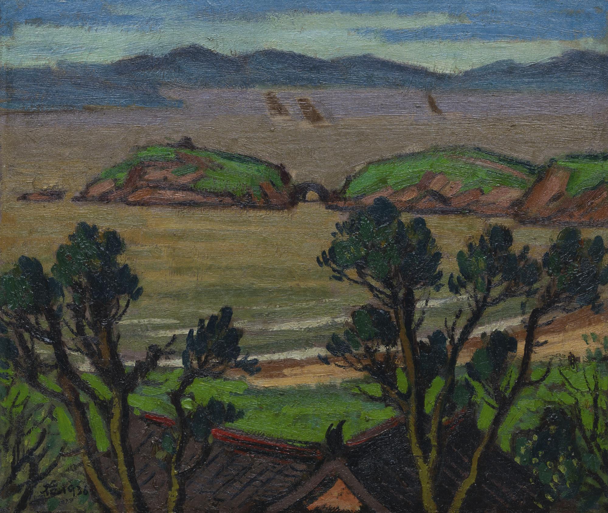 Liu Kang - Islands And Houses On The China Coast