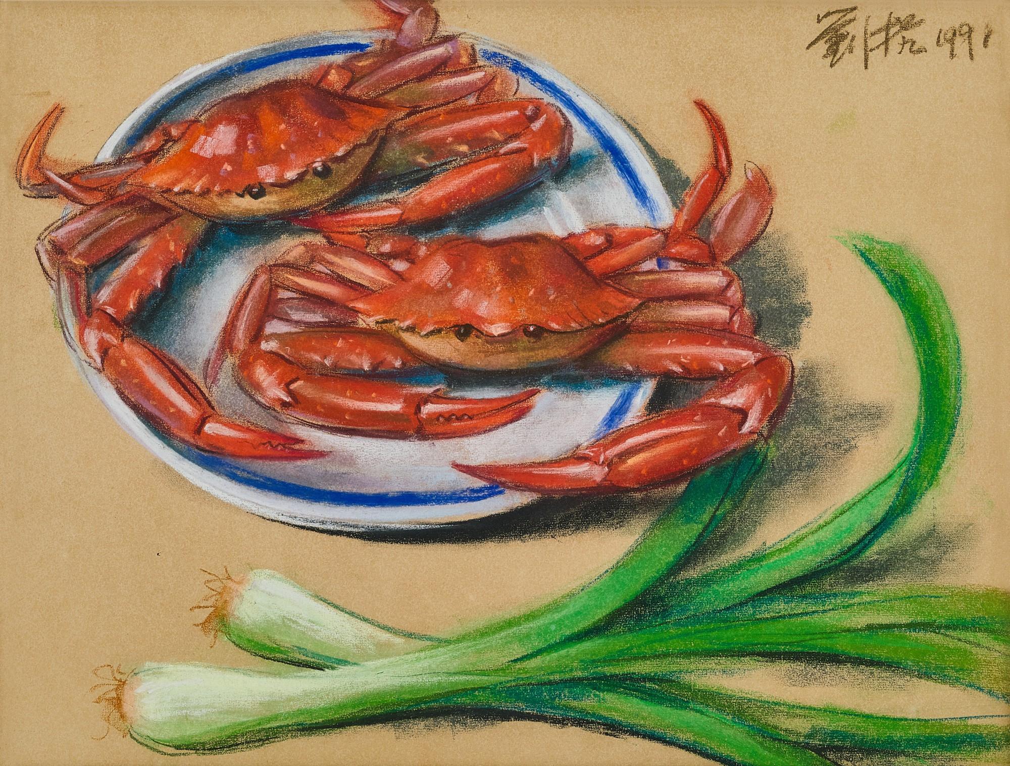 Liu Kang - Still life with Crabs