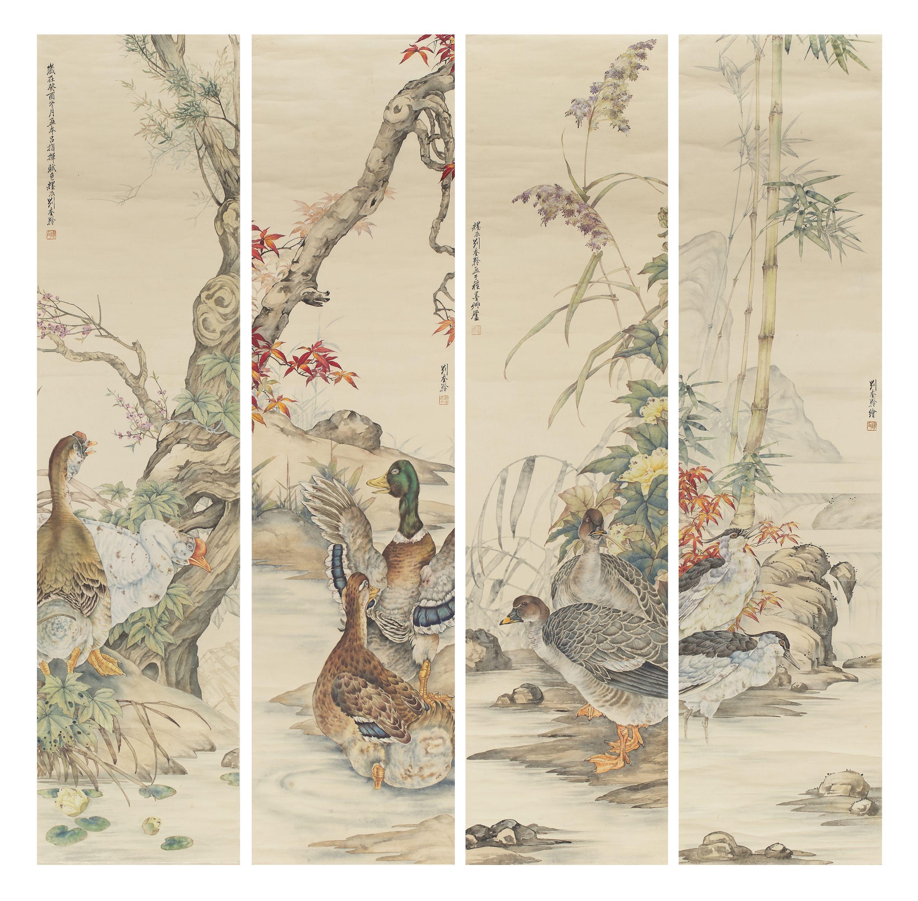 Liu Kuiling - Birds and Flowers