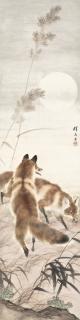 Liu Kuiling - Foxes In The Moonlight